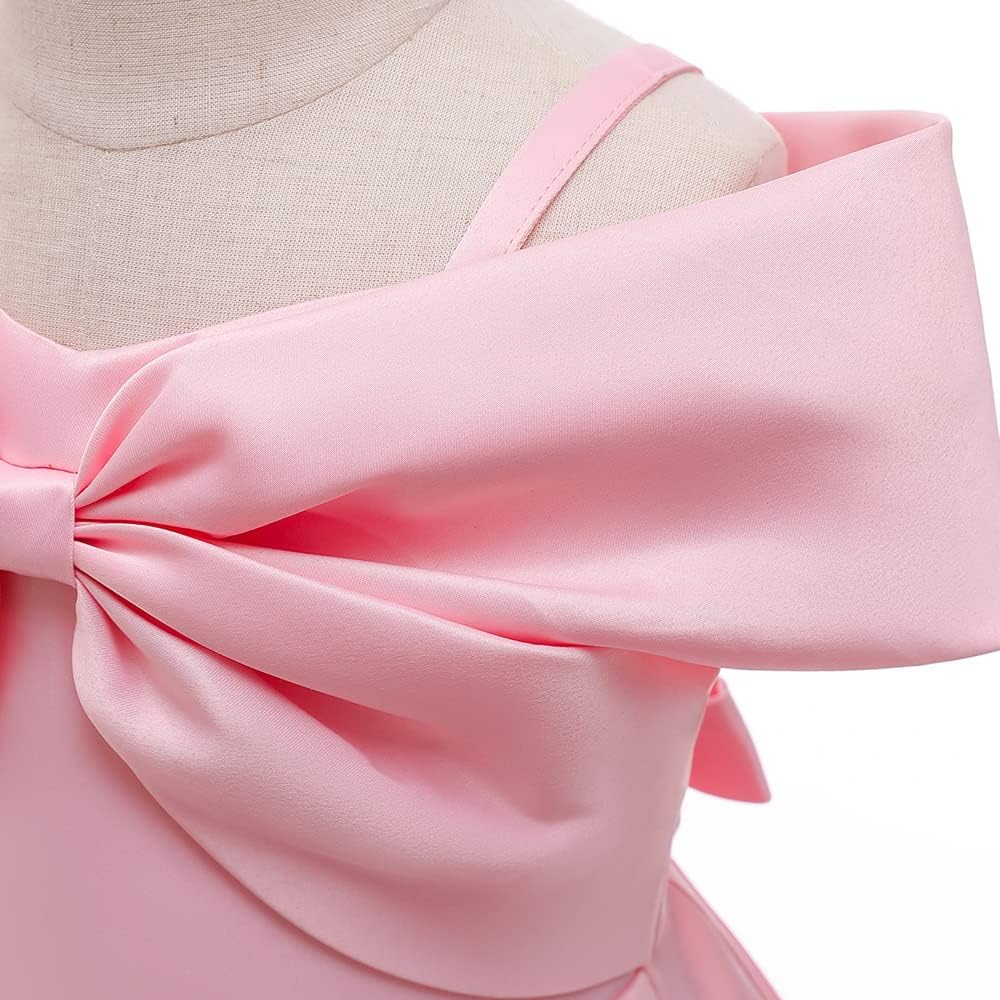 Cichic Elegant Girls Dress Special Occasion Satin Gowns for 2-10Years Kid - Image 2