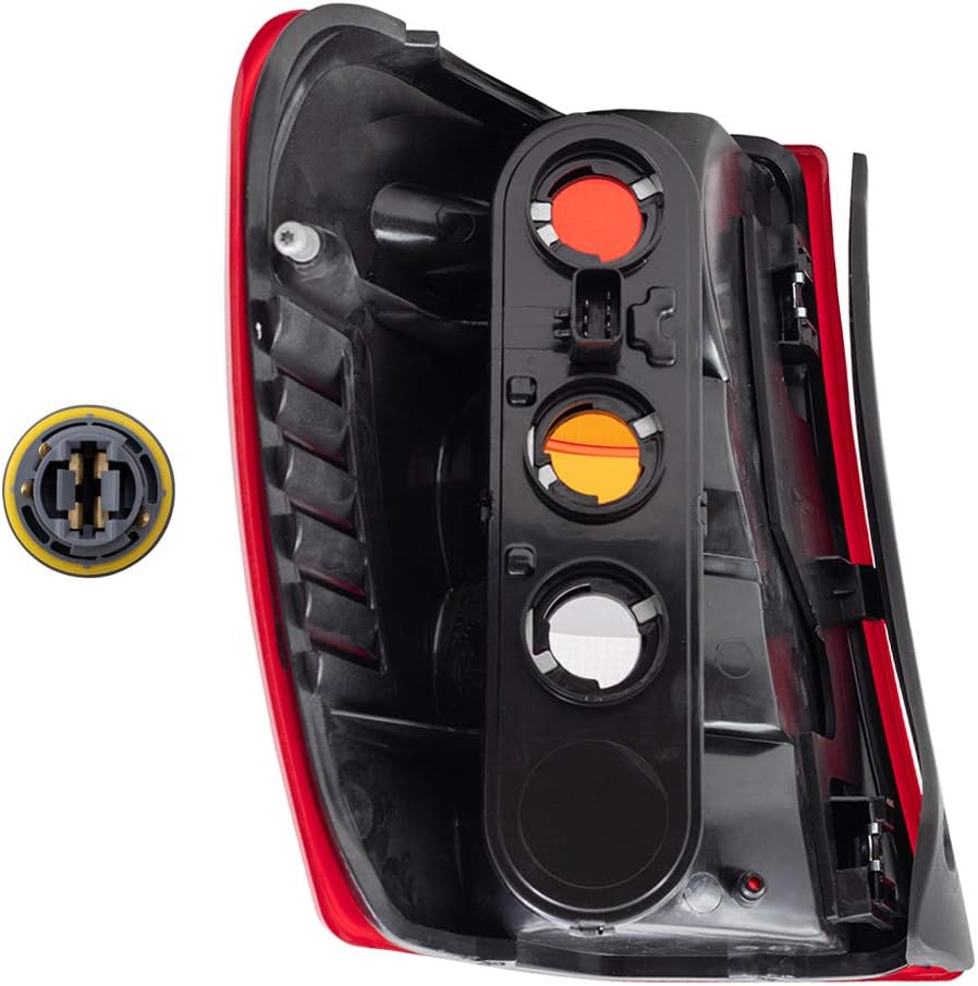 Brock Aftermarket Replacement Driver Left Passenger Right Tail Light Units with Circuit Board-Sockets without Bulbs 8 Piece Set Compatible with 1999-2002 Grand Cherokee Built to 11/01