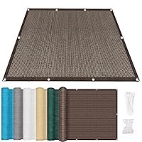Privacyscherm Voor Balkon 55 x 525 cm Uv-Bescherming Zon Wind Hekscherm Tuinscherm met Kabelbinders, Scheurbestendig Voor Tuin, Hek, Terras, Veranda, Creme Kleur