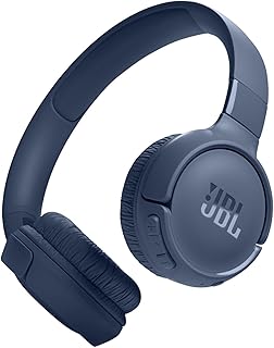 JBL Tune 520 BT Cuffie On-Ear Bluetooth Wireless, Pieghevoli e Leggere, Microfono e Comandi su Padiglione con Voice Aware,…
