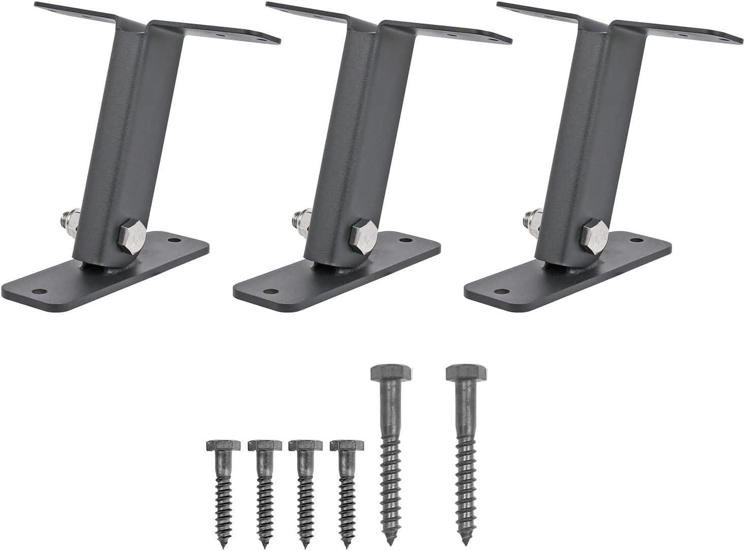 3 Pieces Stainless Steel 90 Degree Adjustable Roof Mount Pergola Bracket for Roof Slopes