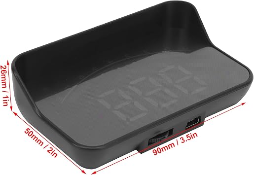 HUD Display for Car OBD, Digital Car Head Up Display Speedometer, with Overspeed Warning, Car Windshield Speed Head Up Projector