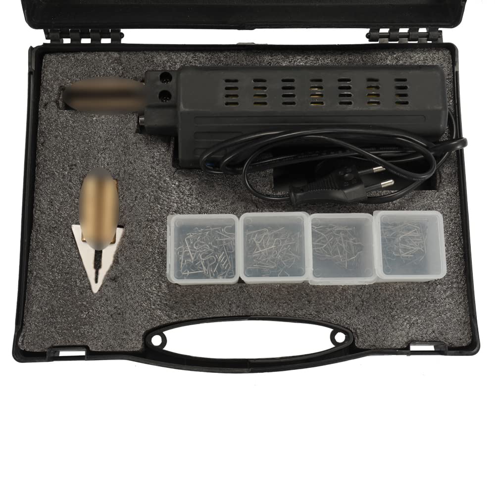 50W Soudage Plastique Machine 220V Pistolet à Souder Plastique Kit avec 200PCS Agrafeuse Chaud Machines de Soudage au Plastomère Soudure Réparation Outil Agrafeuses Chaudes 50W