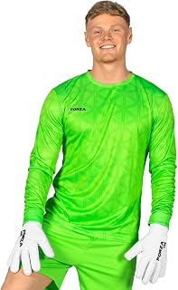 FORZA Men’s Goalkeeper Jersey Shirt [XS-XXL] - Premium Long Sleeve Soccer Jerseys with Sweat-Wicking Polyester Finish