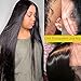 30 Inch Lace Front Wig Human Hair Pre Plucked 13x6 HD Lace Front Wigs Human Hair 180 Density Brazilian Transparent Lace Frontal Straight Human Hair Wigs for Black Women