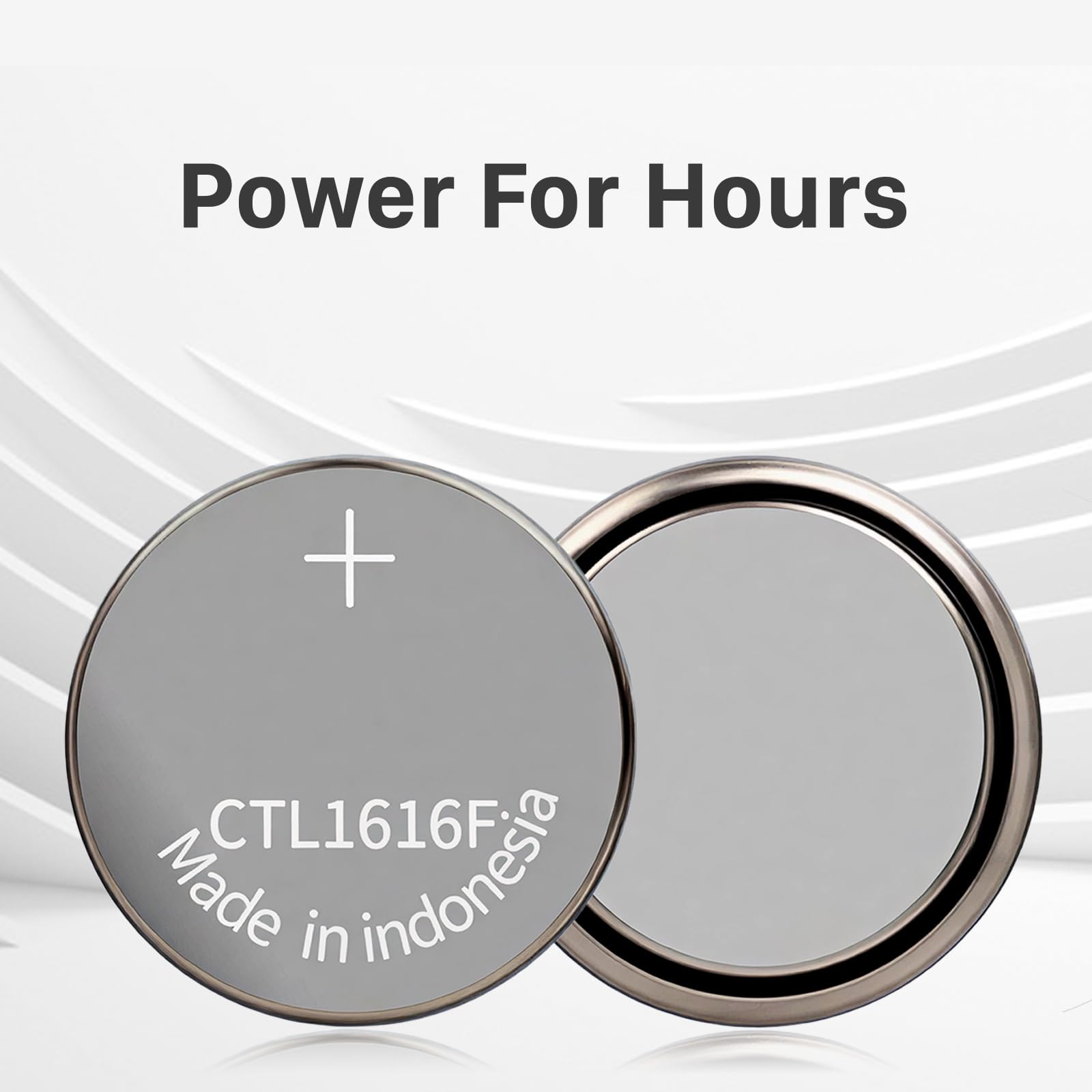 CTL1616F - Batteria di ricambio compatibile con Panasonic CTL1616 CTL1616F batterie per orologio solare Casio, numeri di parte #10065657#10291127#10382262#10175828#94806704