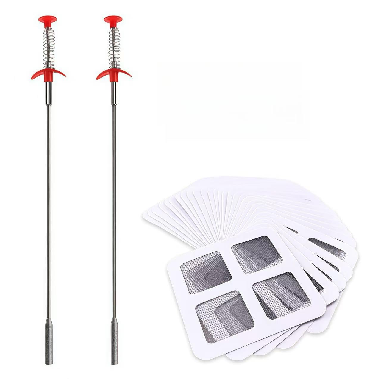 22PACK Anti-Clogging Filter Stickers Sink Plugs Drain Clog Remover Tool for Drain Hair Drain Catcher Floor Drain Hair Catcher Sink Drain Catcher Shower