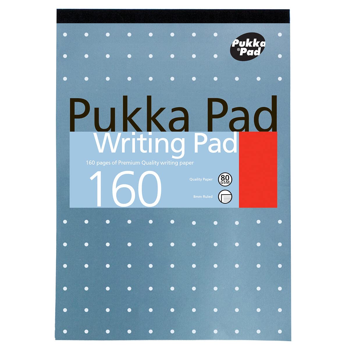 Pukka Pad Podkładka do pisania A5 160 stron 80 g/m2 wysokiej jakości papier do pisania (6 szt.)