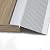 Anti-Slip Aluminum Thresholds Reducer 36inch Floor Transition Strip for Doorways Threshold Ramp, Bridge Height Gap Between 0.3in to 1.7in(Silver)