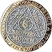 6 Month AA Medallion Reflex Silver Glitter and Gold Plated Chip