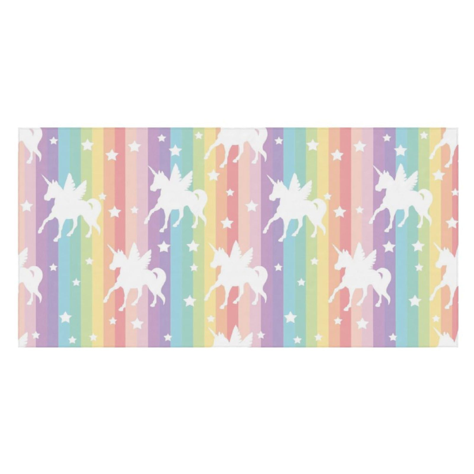 LWORZIIB Beach Towel, Unicorn Pattern Rainbow Bath Towel, Pool Towel Great for Gym Swimming 80 X 160cm
