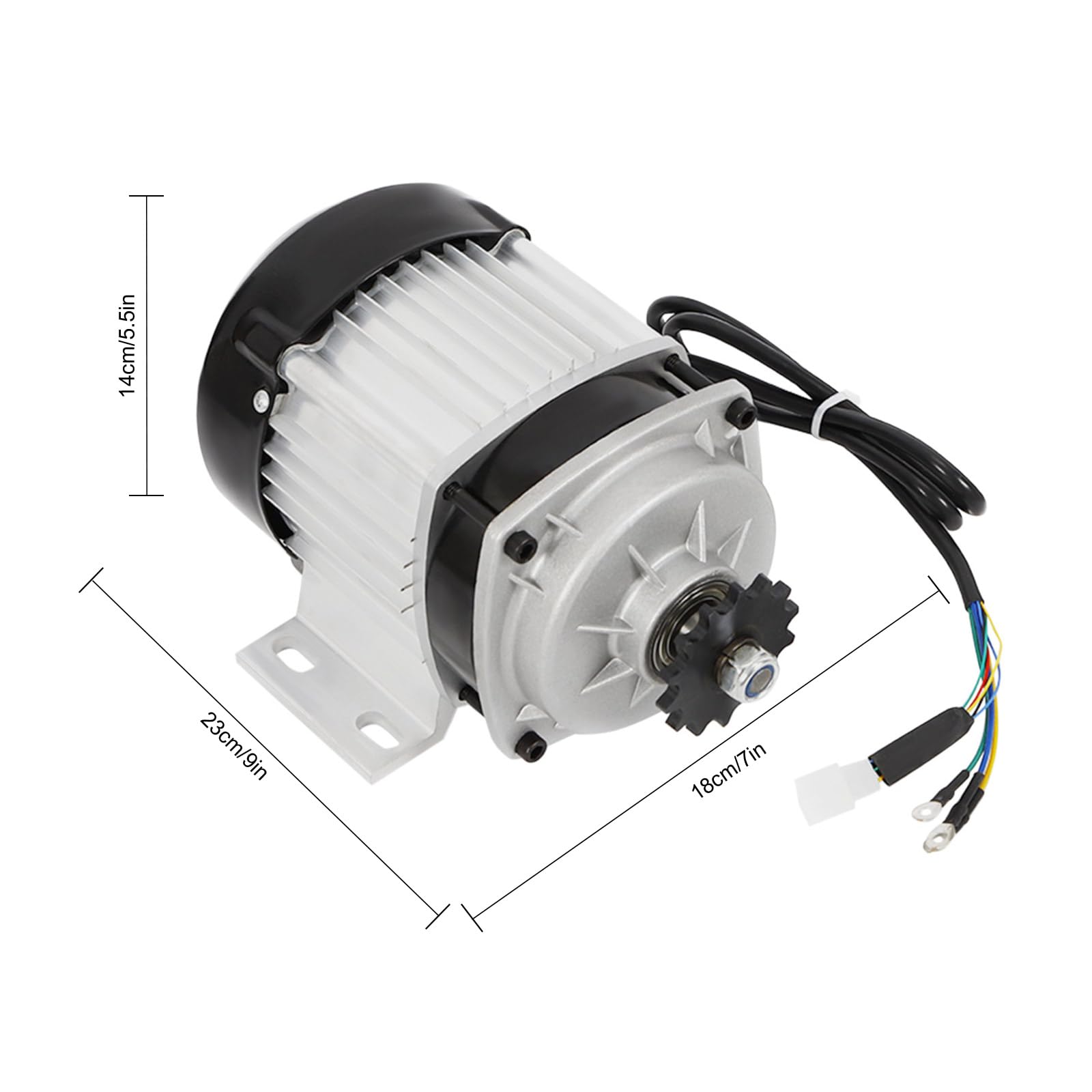 Tricycle Brushless Motor, 48V 750W Electric Dc Motor Kit, 3100RPM no-Load Speed Rated Speed Permanent Magnet Brushless Tricycle E-Bikes DIY Electric Scooters Motors W/Controller