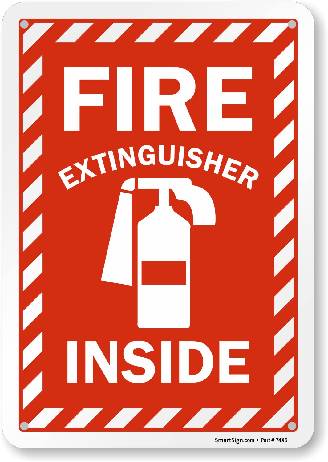 SmartSign Fire Extinguisher Inside Label | 4" x 6" Engineer Grade Reflective, Pack of 3 — Amazon image 8