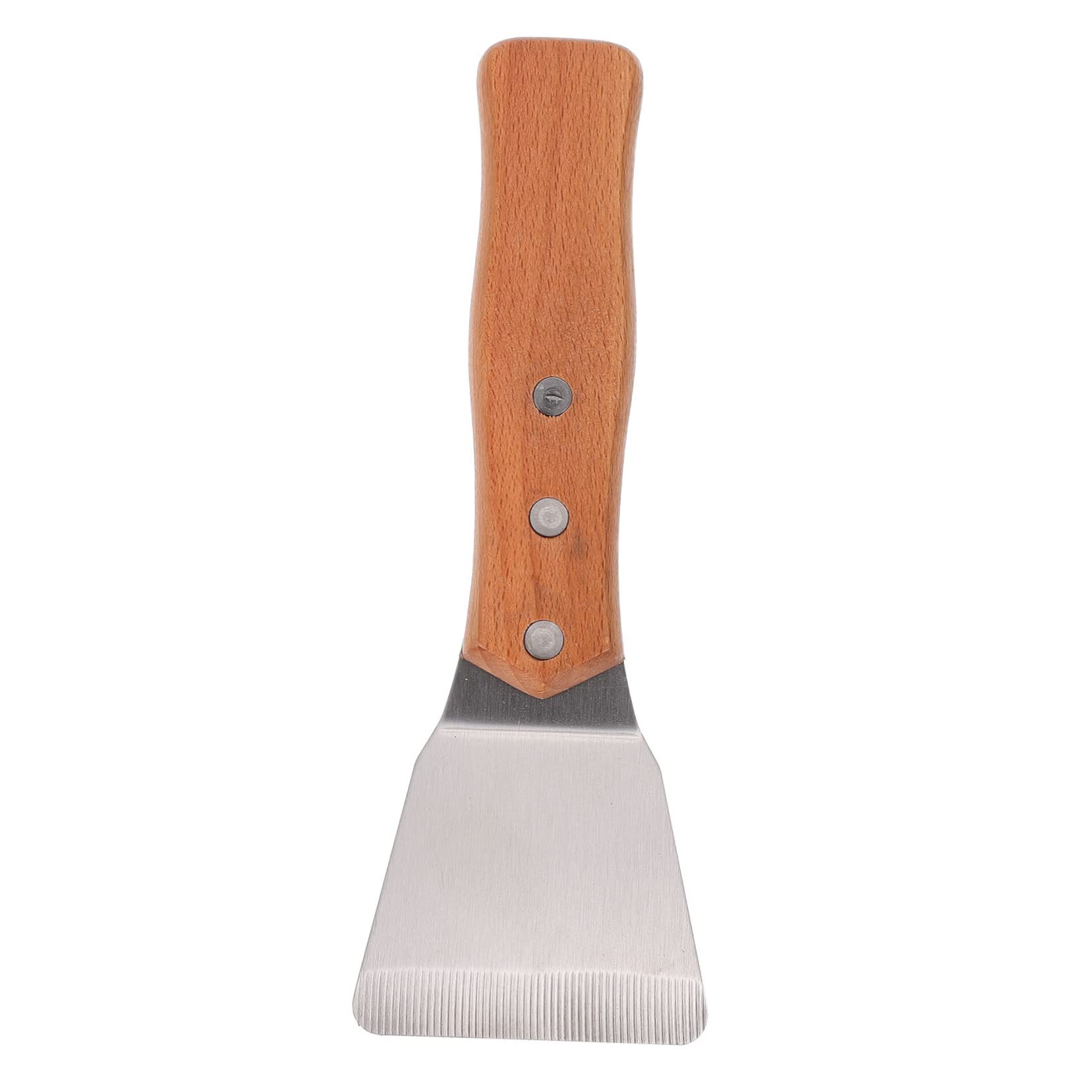 TEHAUX Ergonomic Handle Griddle Scraper Cooking Spatulas Multi-functional Tool for Steak Fish Pizza