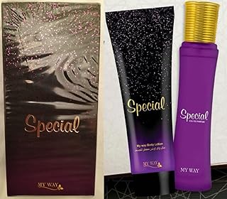 مجموعة سبيشيال تحتوي على عطر حجم 50 مل ولوشن للجسم 60 جرام للنساء من ماي واي