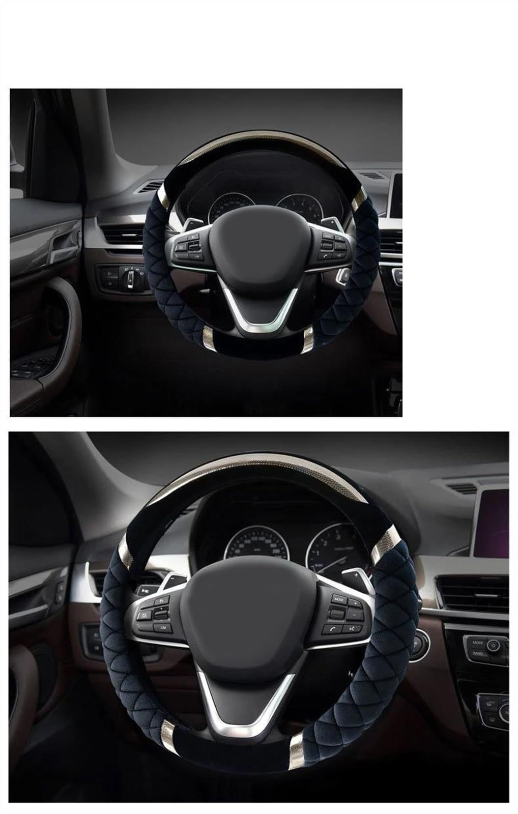Protector para Volante De Coche, 38CM, Universal, Estilo De Coche, Cubiertas Antideslizantes, Accesorios Accesorios (Color : 5)