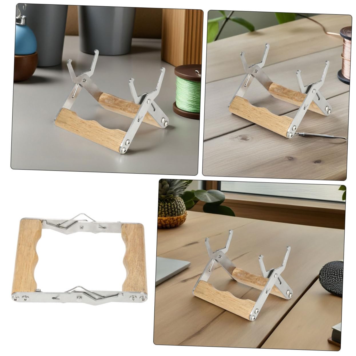 BESTonZON Strumento per Apicoltura Pinza per Telai in Legno e Acciaio Inox, Sollevatore Rapido e Delicato per Telaini da Apicoltura in Grandi Alveari Commerciali