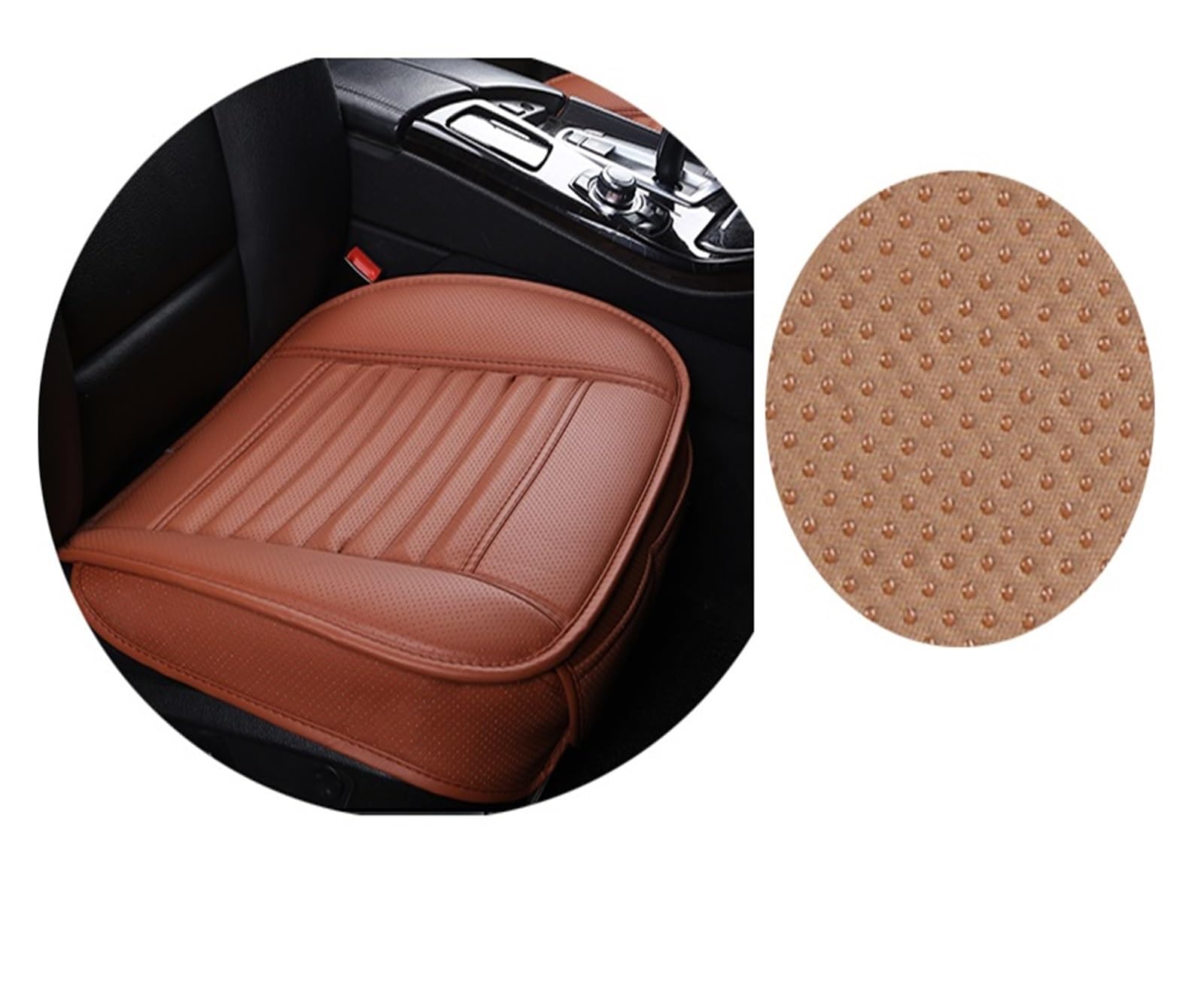 Cojín Asiento Para Mercedes W124 W245 W212 W169 Ml W163 W246 Ml W164 Cla Gla W639 Funda universal para asiento de automóvil Bamboo Charcoal。 Funda Asiento Coches(Negro,1pcsFront Seat Covers)