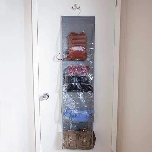 Miniatura 3 de My Home Bags Away - Organizador de almacenamiento colgante para bolsos, 8 bolsillos, multicolor