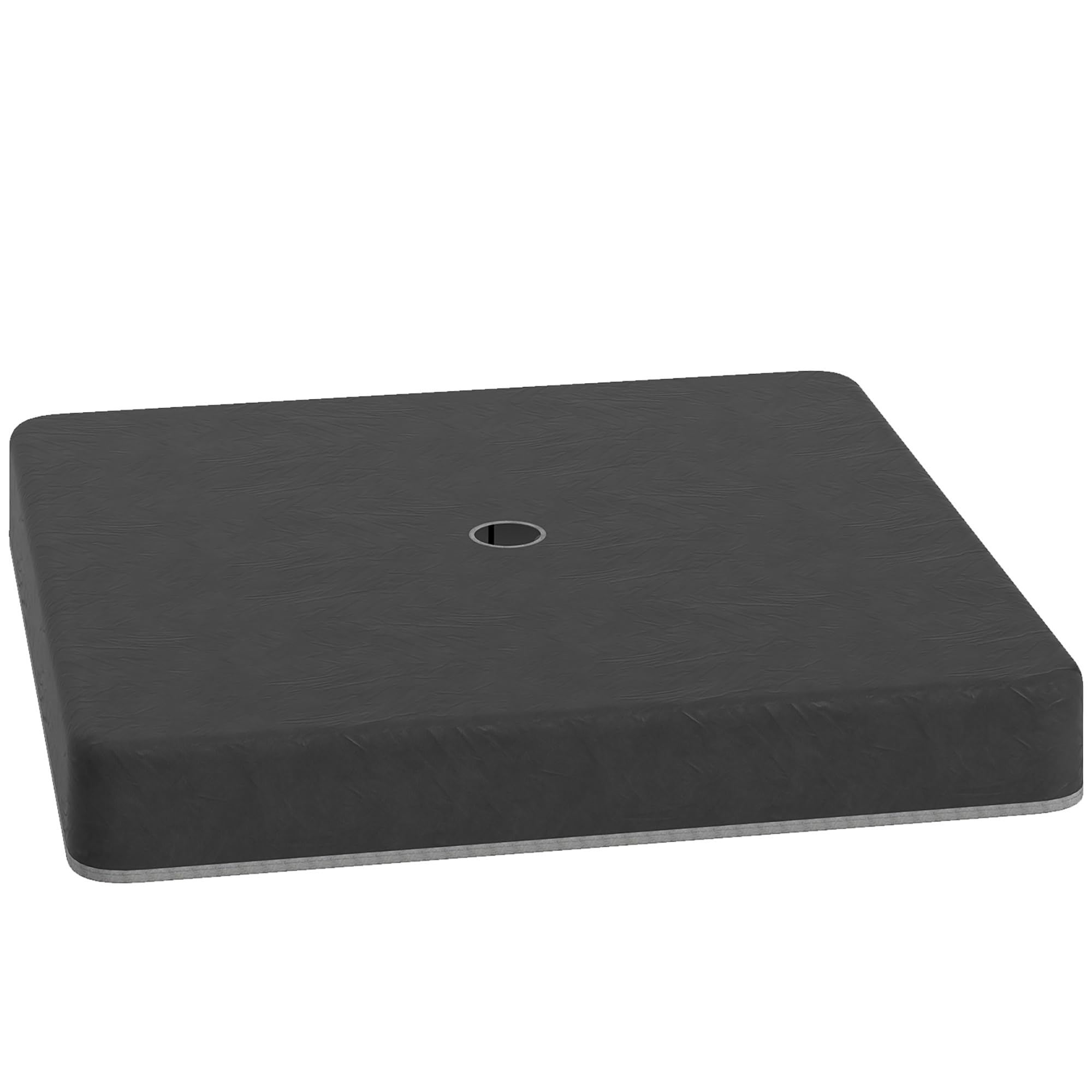 Outsunny Juego de 4 Pesas 80 kg para Base de Sombrilla de Voladizo Negro