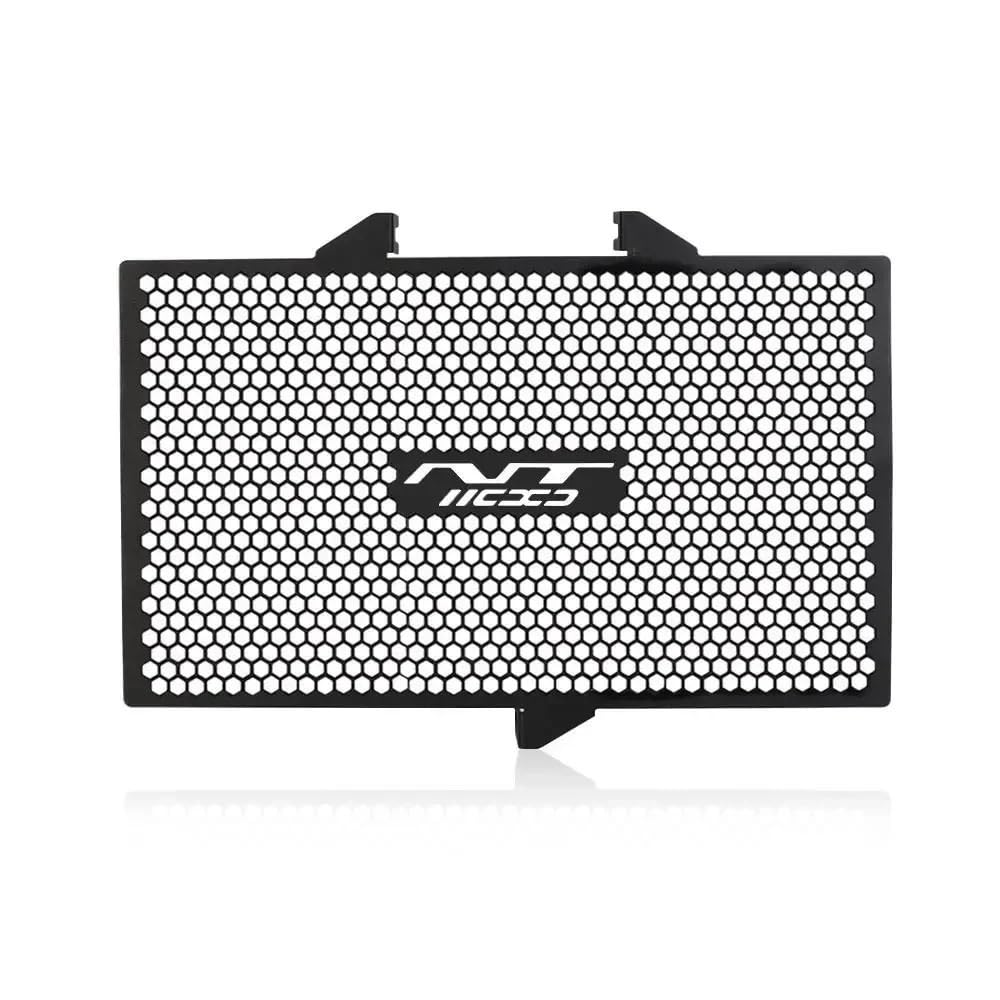 Kühlerabdeckung Motorrad Für H&ONDA NT1100 NT 1100 2021 2022 2023 Motorrad Kühler Schutz Schild Wasser Tank Schutz(Black 2)