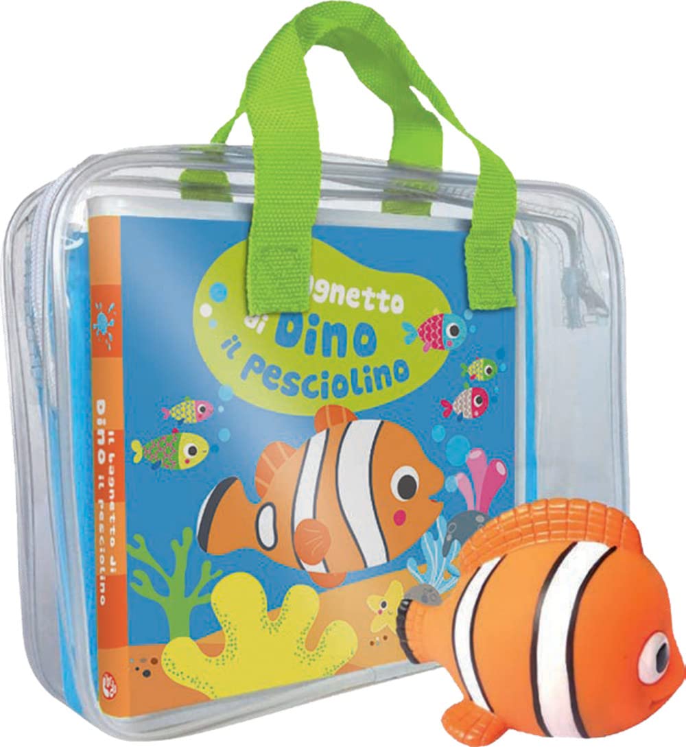 Il Bagnetto Di Dino Il Pesciolino. Impermealibri. Ediz. A Colori. Con Pupazzetto - 4