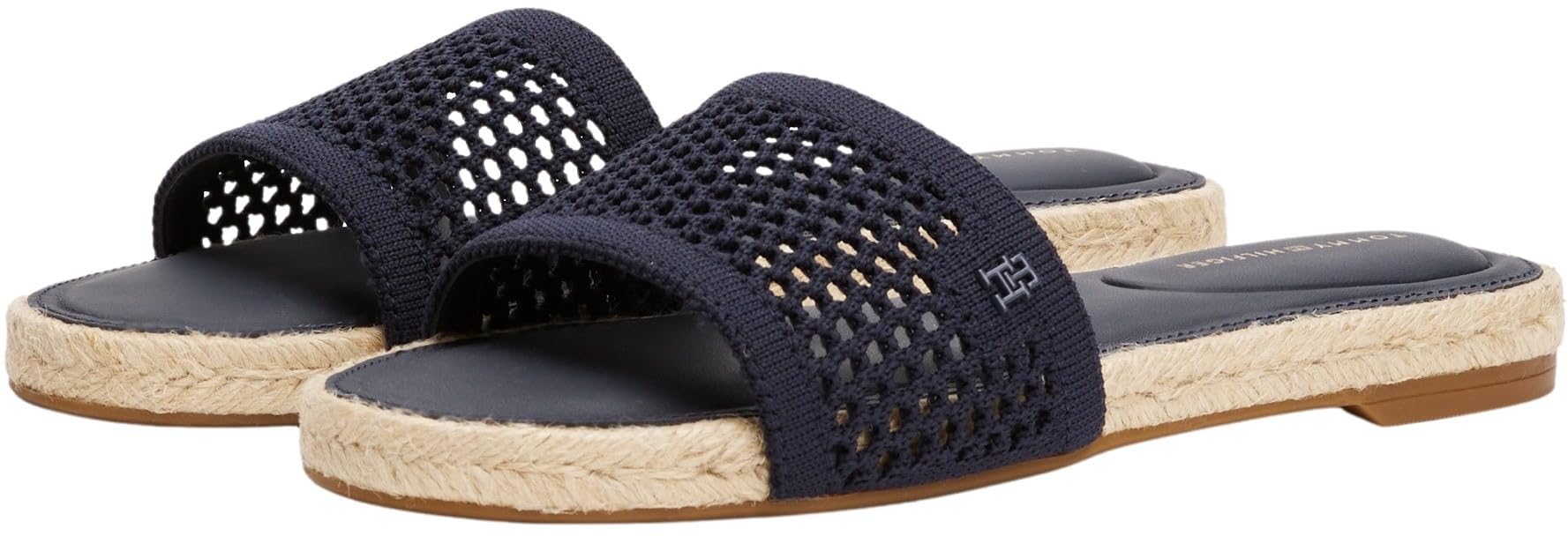 Tommy Hilfiger Damen Sandalen Knit Mesh Espadrille mit Mesh