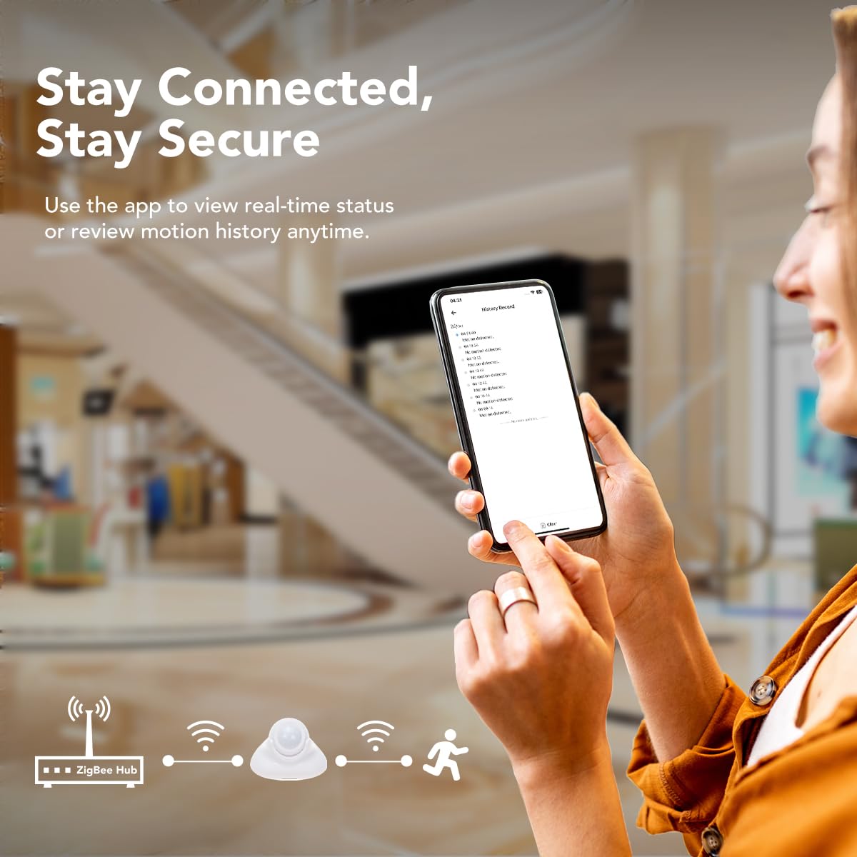 Zigbee Bewegungsmelder (PIR + Radar) – Wiederaufladbarer AA-Batterie & Typ-C-Aufladung, 6 m Reichweite, funktioniert mit HomeKit, Home Assistant & Smartthings