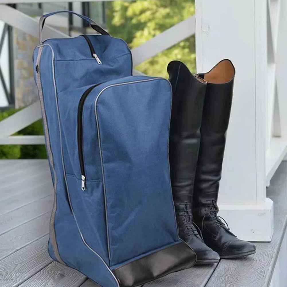 Borsa Porta Stivali Alta, Borsa Viaggio per Stivali Equitazione per Riporre Casco, Frusta E Accessori.