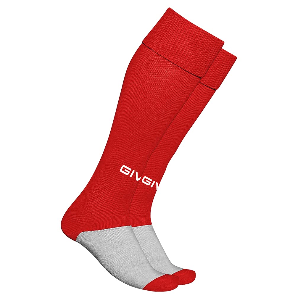 Givova, media de futbol, rojo, BABY