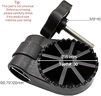 Vista 4 de Accesorios de plástico para columpio de jardín para RUS4180-2002 Swing, engranaje de 2 "con 30 dientes (1PCS/CTN)