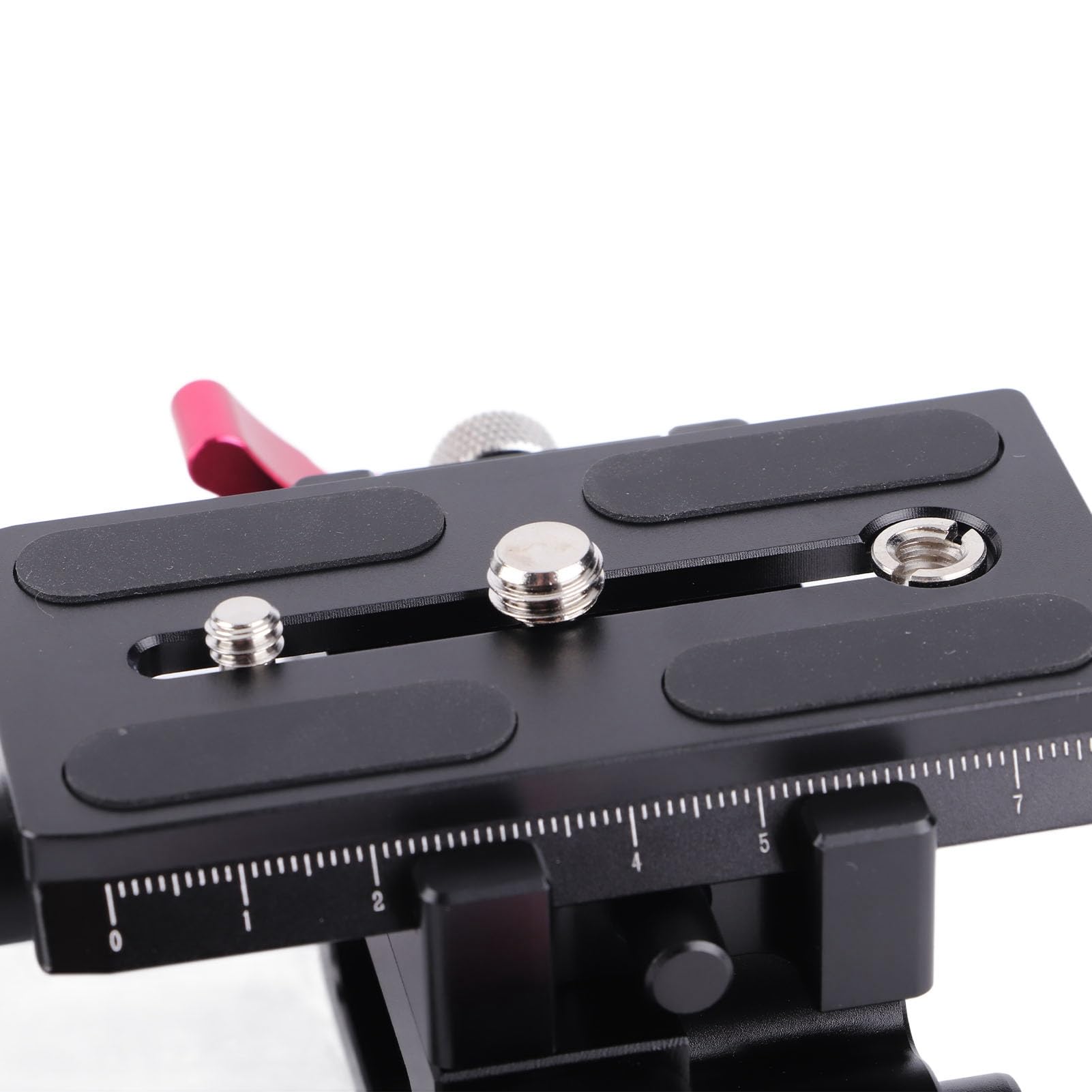 Piastra base universale per guida per asta per fotocamera, di supporto per guida da 15 mm, staffa per obiettivo a forma di Y con piastra a sgancio rapido, piastra base per guida