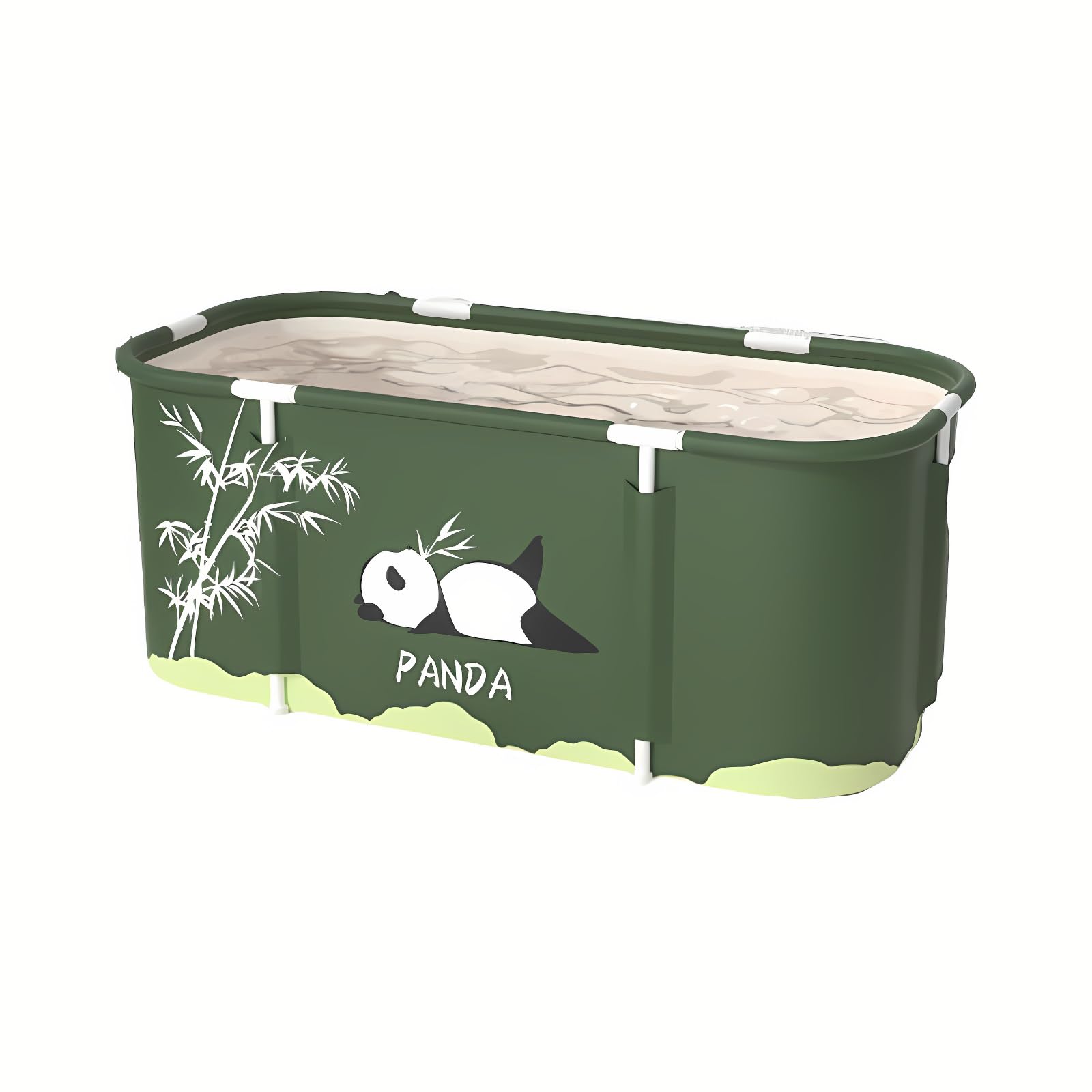 Baignoire pliable portable multicouche grand format pour couples | Structure peu encombrante, rangement facile, bain à domicile ou en déplacement