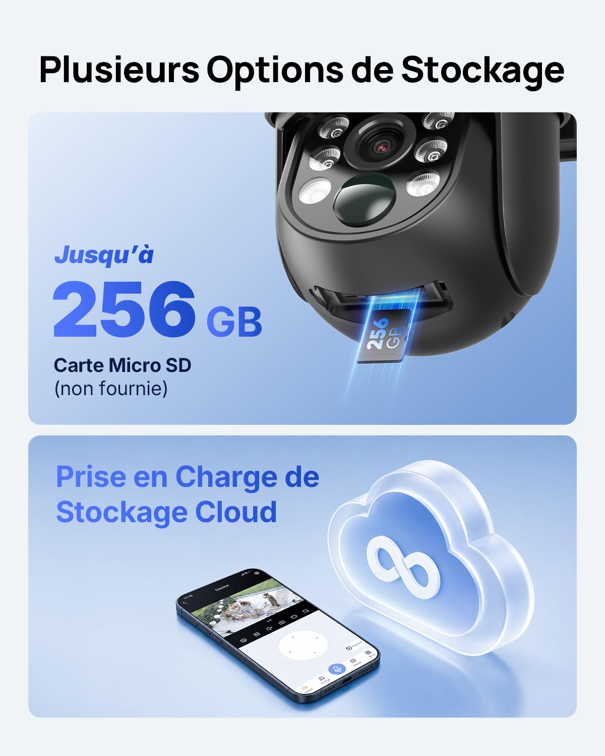 ANNKE 2.5K 4MP Camera Surveillance WiFi Exterieure sans Fil Solaire 2 Packs