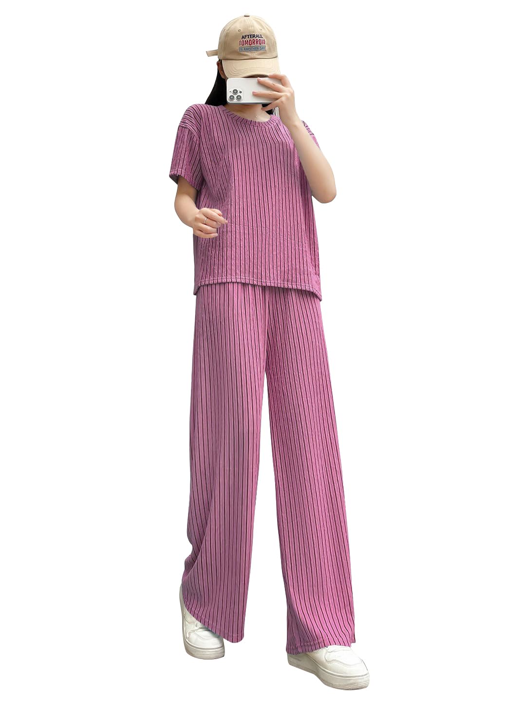 keri perry Women dress | jumpsuits stylish | Strip printed | Crew-neckline | casual formal-picture-30