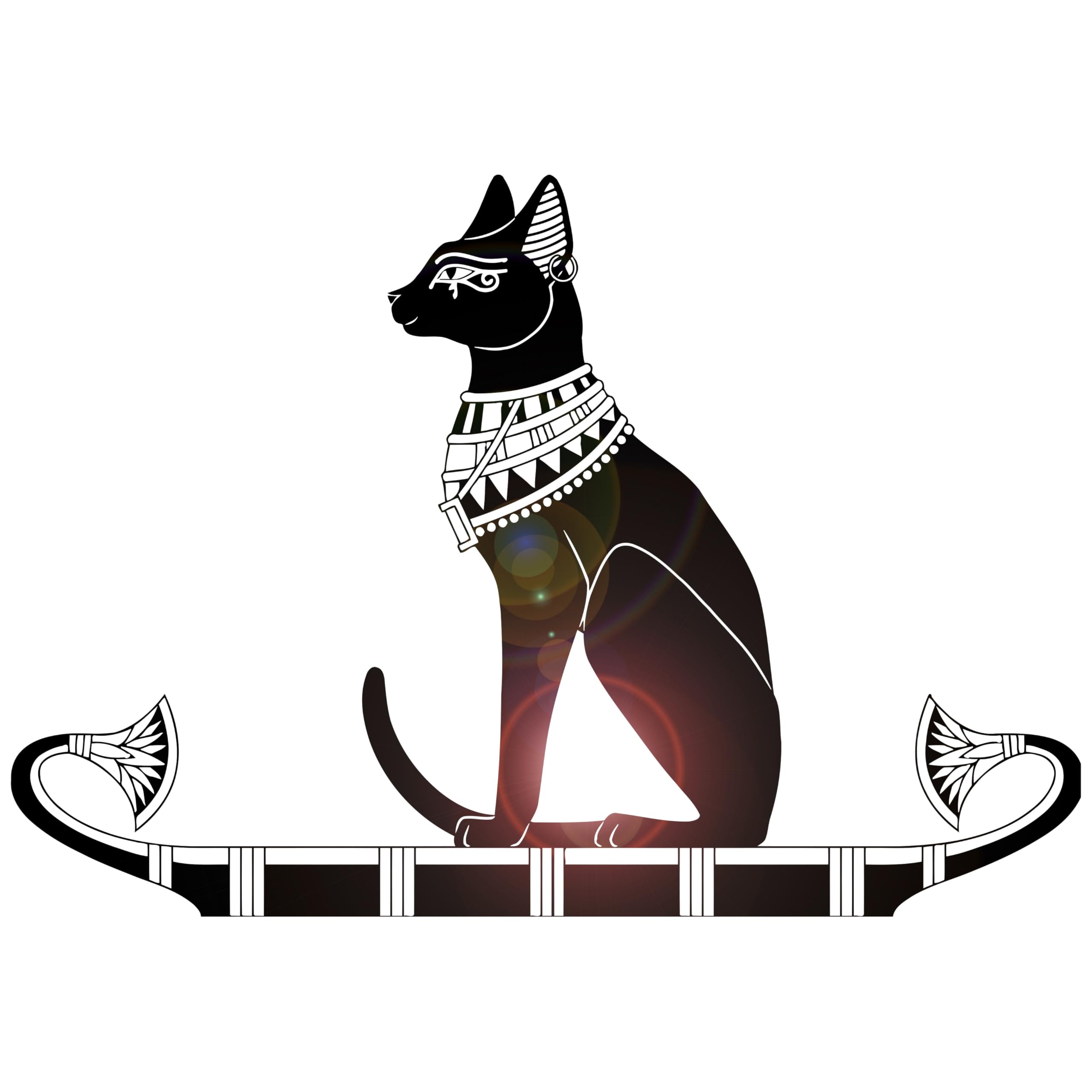 Amazon｜ビニール壁デカール古代エジプトエジプト猫神バステト