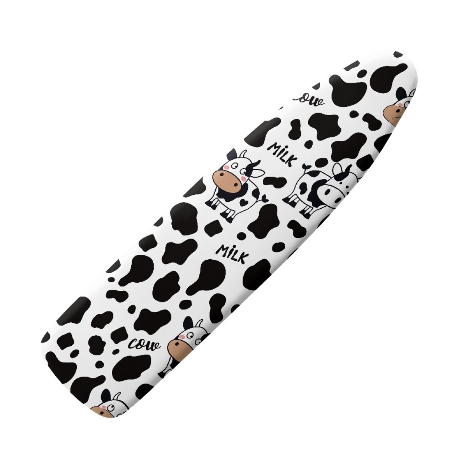 Ironing Board Covers 135 x 45 Black White Graffiti Iron Board Covers and Pad Thick Resist Scorching and Staining Thick Easy Fit Iron Cover Adjustable Elastic Rope Ironing Boards Cover 135x45cm