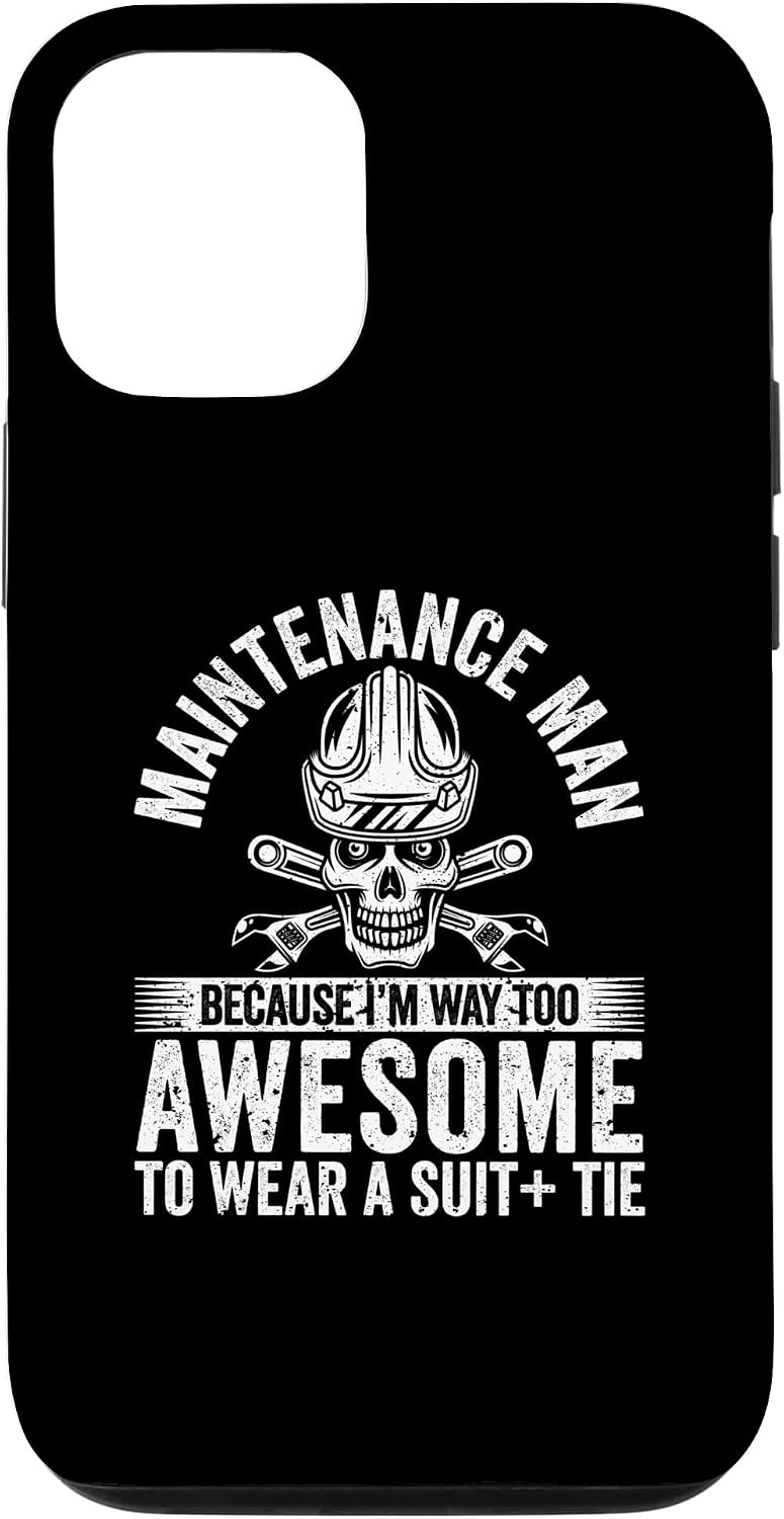 iPhone 12/12 Pro Maintenance Man Technician Repair Worker Repairman Handyman Case