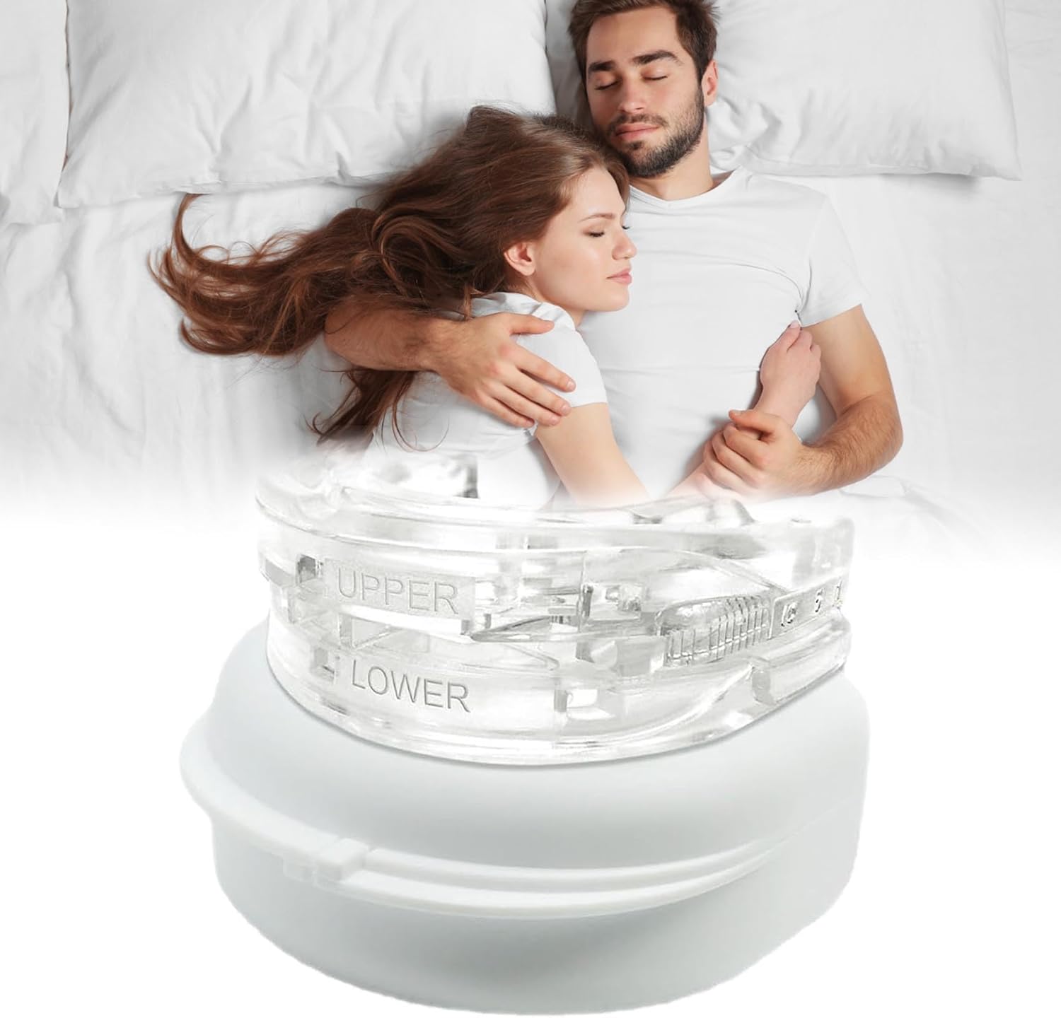 Dream Hero Anti Snoring Mouth Guard, DreamHero Mouth Guard Anti Snoring Device, Anti Snoring Mouthpiece Sleep Apnea Mouth Guard, Snore Stopper Dental Tray Devices for Men Women (1 Pcs)