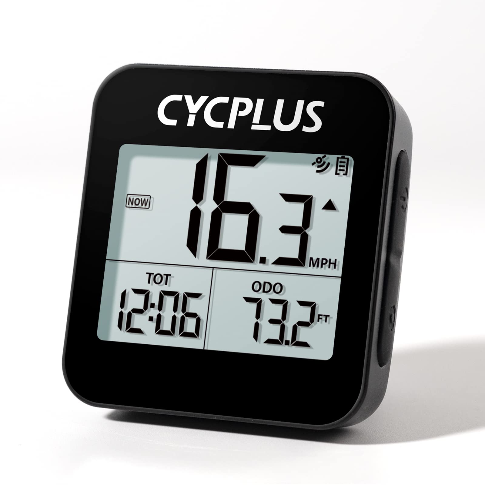 CYCPLUS GPS Bike Computer, Wireless Cycling Computer with Automatic Backlight, Bicycle Speedometer Odometer with Waterproof and Lager Battery, Provide Professional Data Analysis