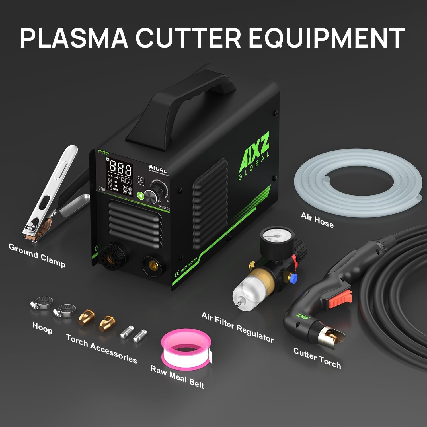 AIXZGLOBAL AIC45II Plasma Cutter included equipment
