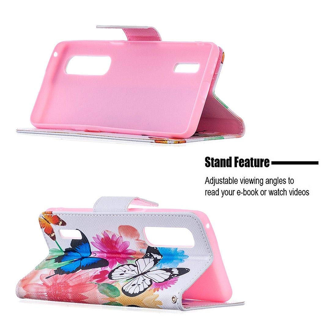 SATURCASE Funda Para OPPO Find X2 Pro, Hermoso Patrón Cuero De La PU Magnético Billetera [Ranuras Para Tarjetas] Apoyo Protector Carcasa Estuche Para OPPO Find X2 Pro (BO-9