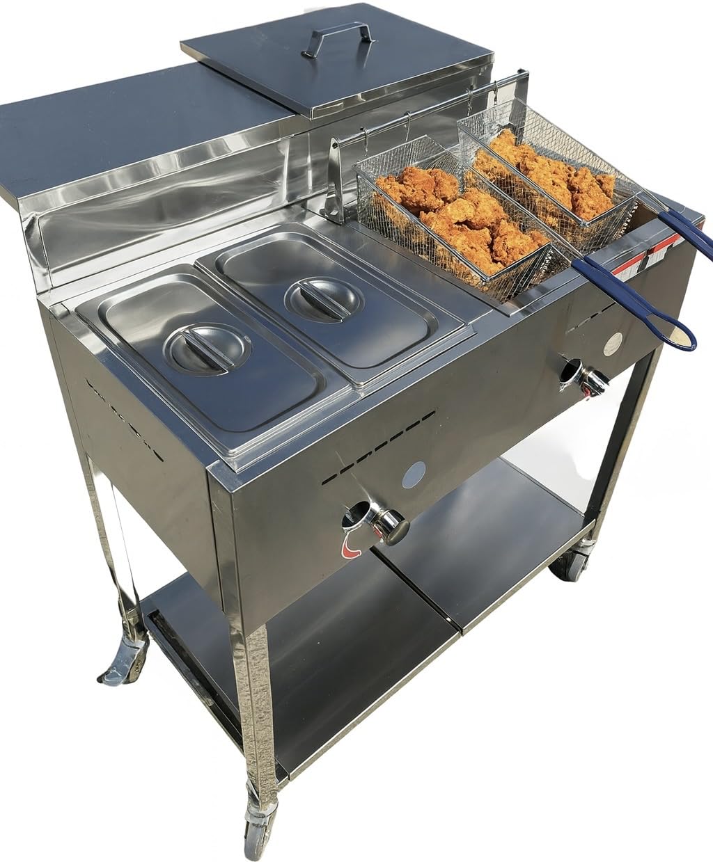 ディープフライヤー Amazon.com: Commercial Deep Fryer with Basket, 3400W 12.7QT