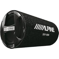 Subwoofer Autoamplificado Coche Pioneer Alpine SWT-12S4 300W Negro - Subwoofer en Tubo Bass Reflex de 12“ (300 W, 28-200 Hz, 1000 W, 92 dB, 4 Ω, Negro)
