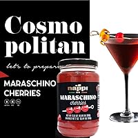 Vista 3 de Nappi 1991, Cerezas al marrasquino sin tallos, Cereza roja, 14 oz (390 g),Producto de Italia