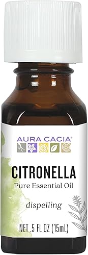 Aura Cacia Aceite esencial puro Citronella Java, 0.5 onzas líquidas
