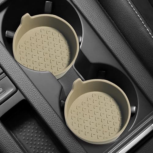 Paquete de 4 portavasos de silicona para automóvil, posavasos para portavasos de automóvil, portavasos universales extraíbles para la mayoría de