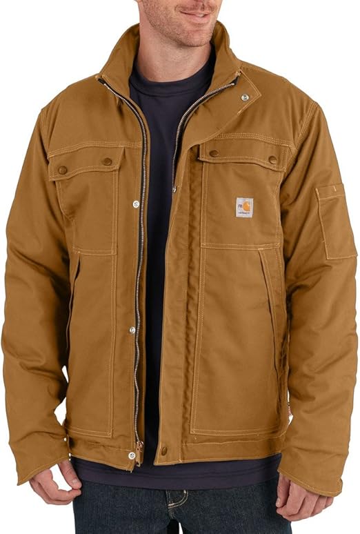 Carhartt mens Flame Resistant Full Swing Relaxed Fit Quick Duck Insulated Coat