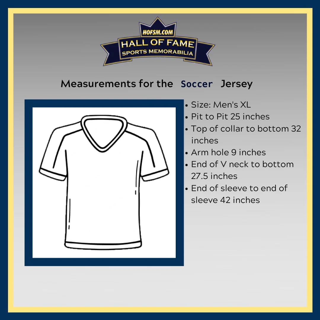 Facsimile Autographed Andres Iniesta FC Barcelona Blue/Red Reprint Laser Auto Soccer Jersey Size Men's XL - Image 4