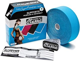 Kinesio Taping - Elastic Therapeutic Athletic Tape Tex Classic - Bulk Roll - Blue – 2 in. x 103 ft
